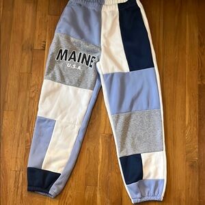 Colorblock Patchwork Joggers